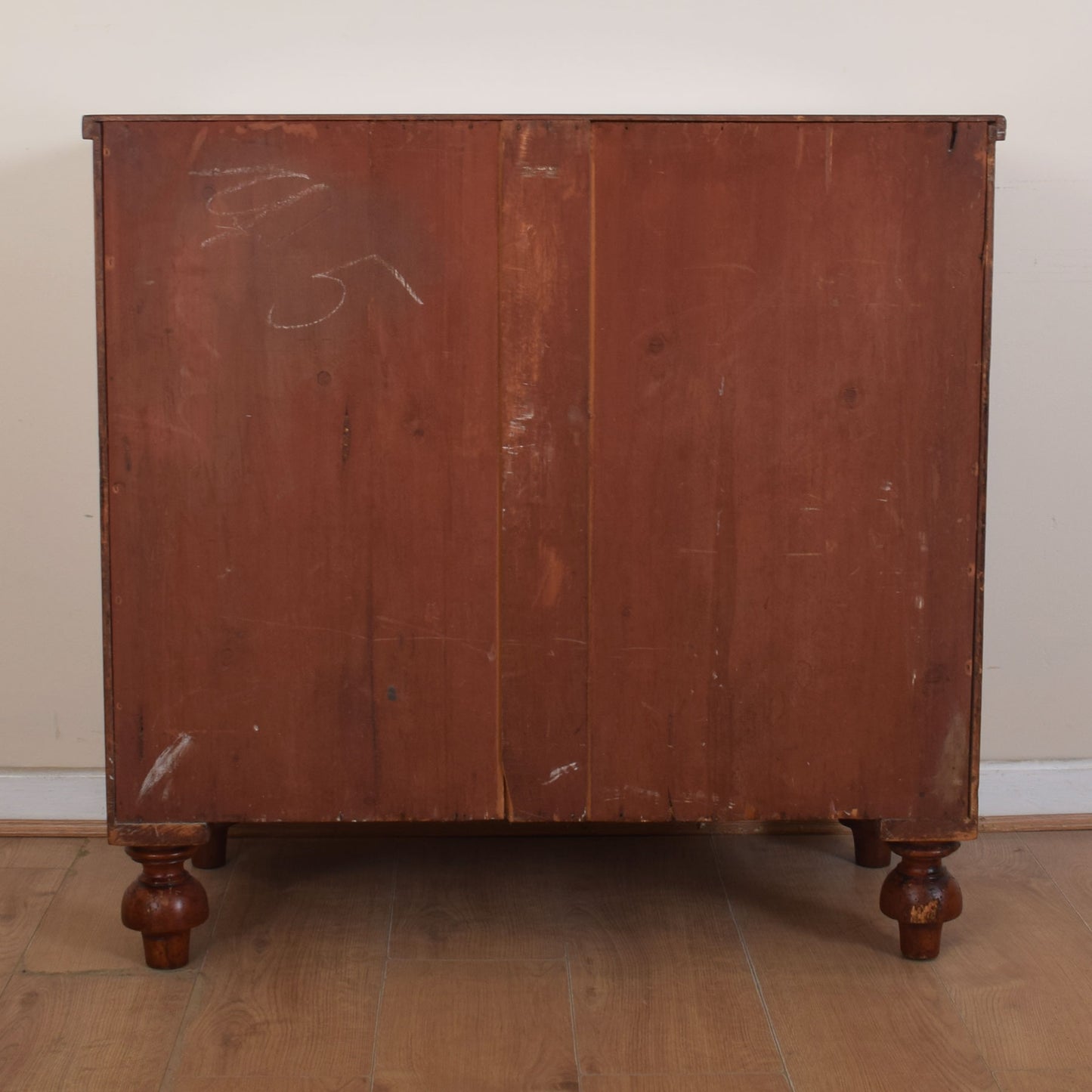 Bow Front Mahogany Chest Of Drawers
