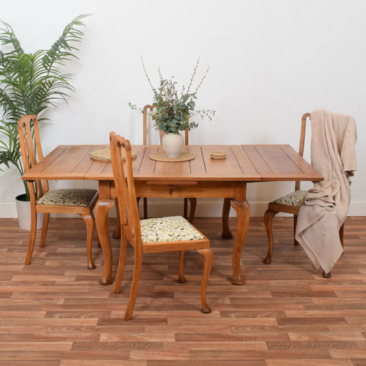 Draw Leaf Table and Four Chairs