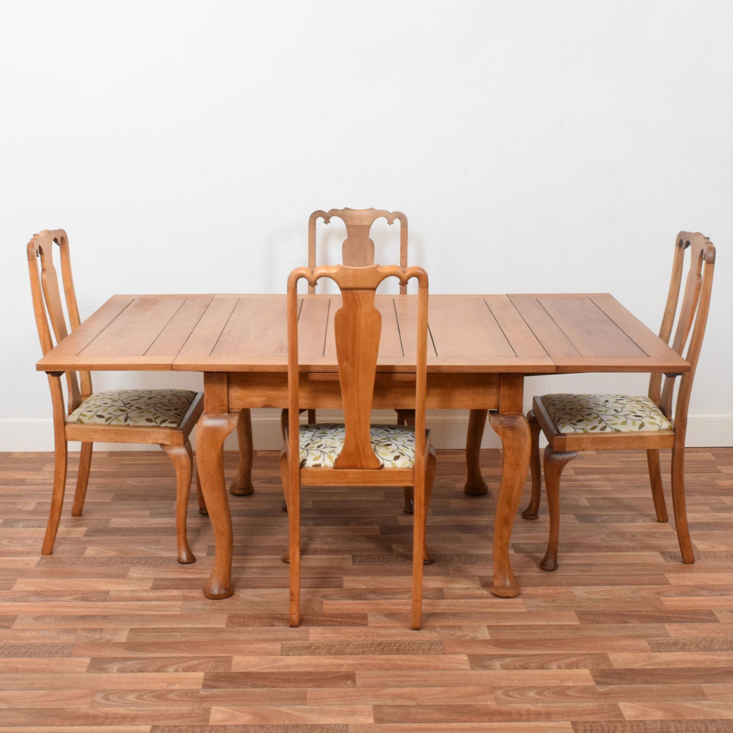Draw Leaf Table and Four Chairs