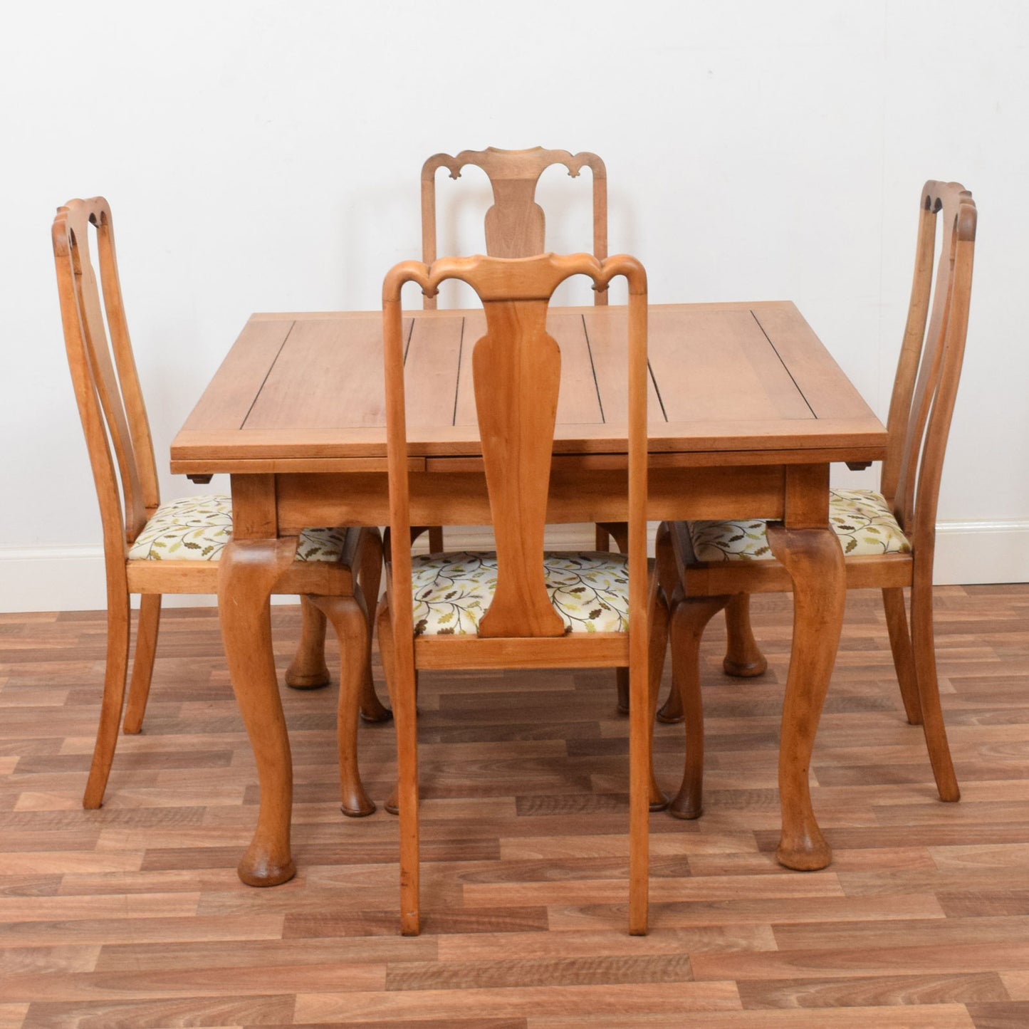 Draw Leaf Table and Four Chairs
