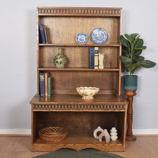 Oak Bookcase and Storage Unit