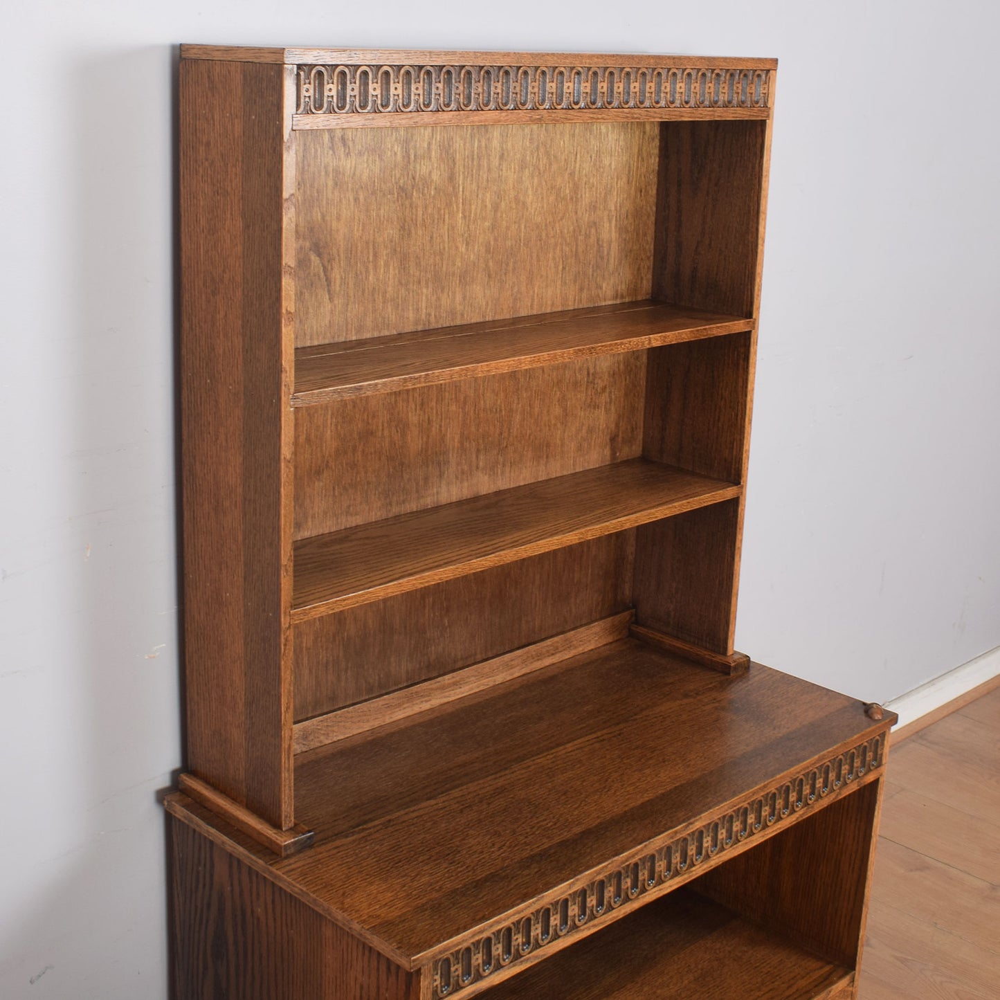 Oak Bookcase and Storage Unit