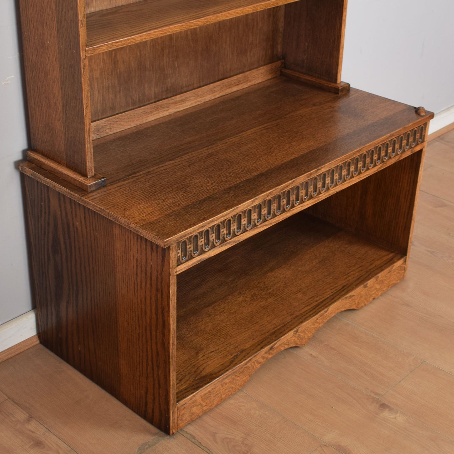 Oak Bookcase and Storage Unit