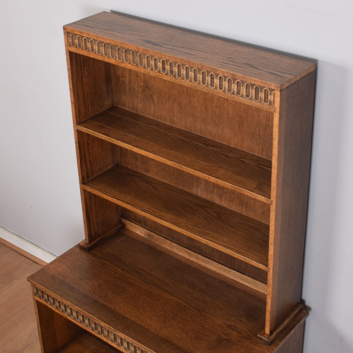 Oak Bookcase and Storage Unit