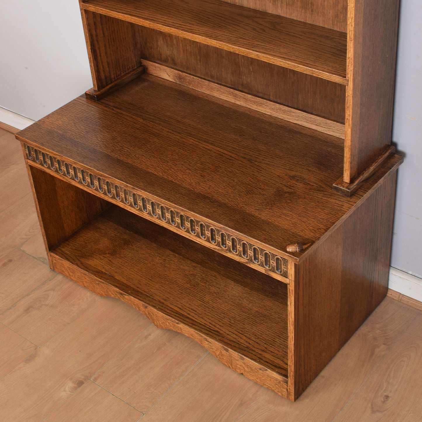 Oak Bookcase and Storage Unit