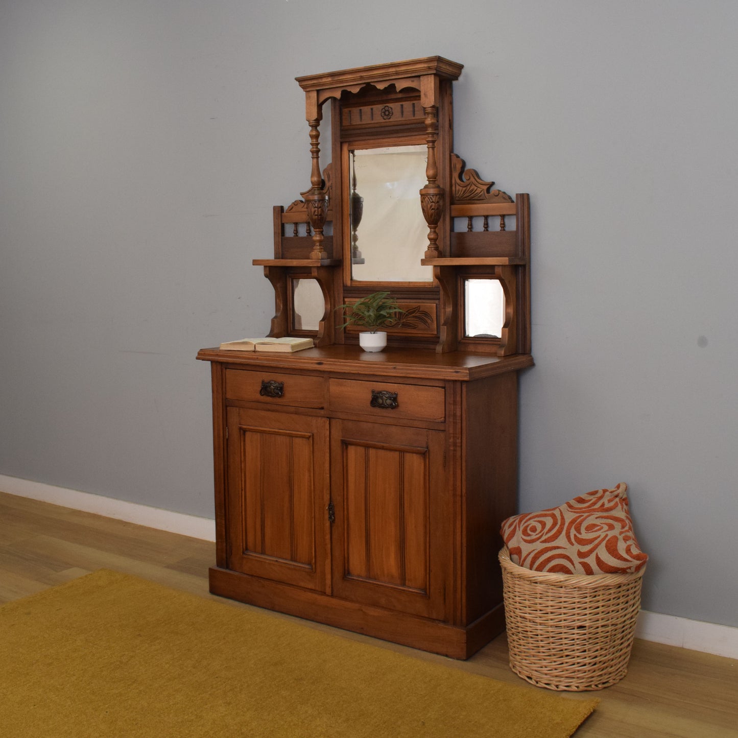 Restored Mirrored Sideboard