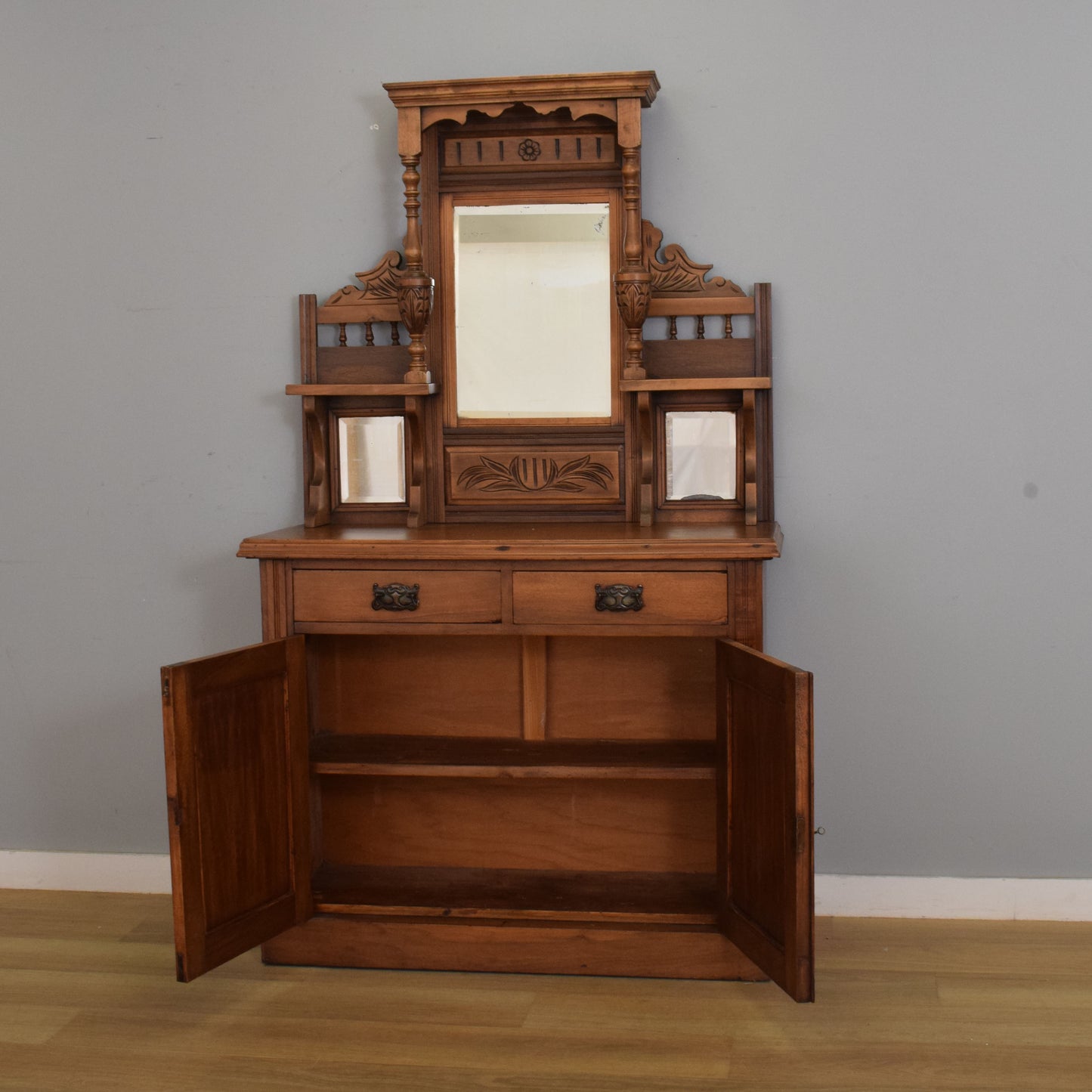 Restored Mirrored Sideboard