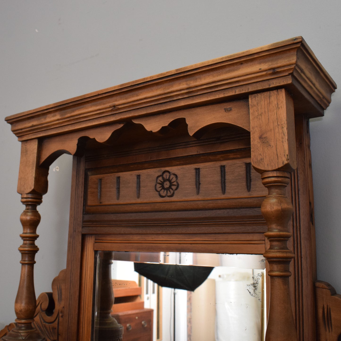 Restored Mirrored Sideboard