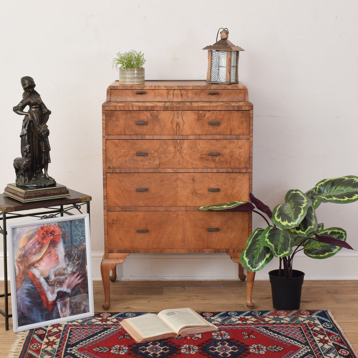 Walnut Chest Of Drawers