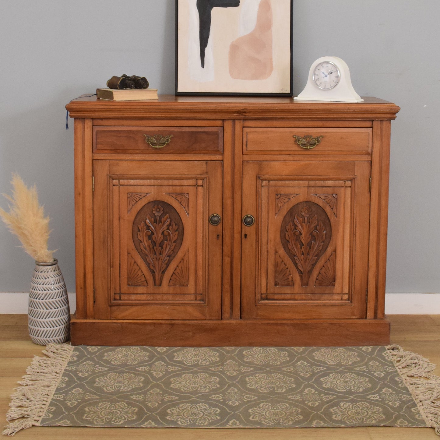 Refinished Walnut Sideboard