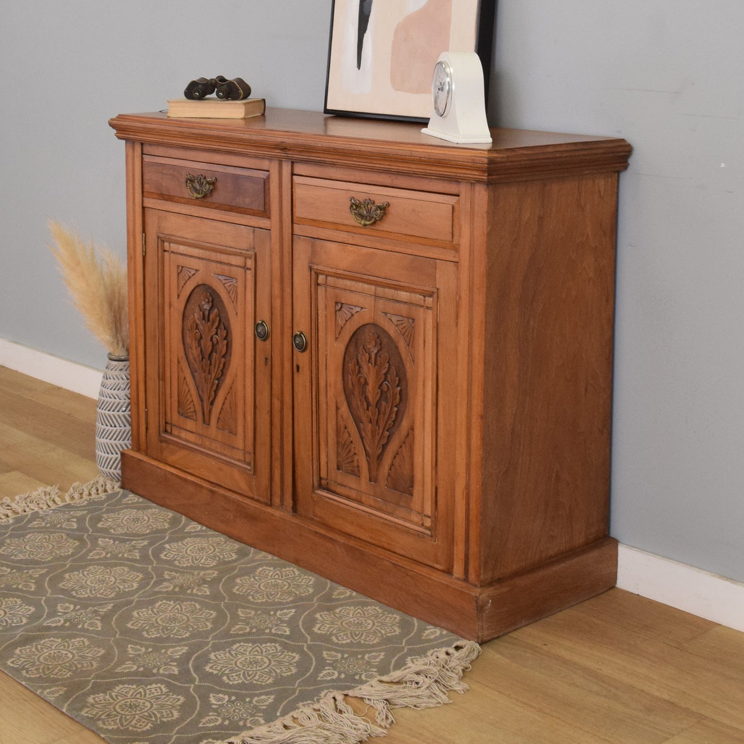 Refinished Walnut Sideboard