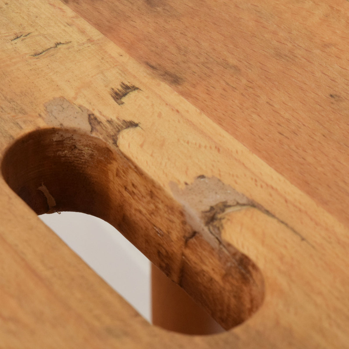 Pair of Beech Milk Stools