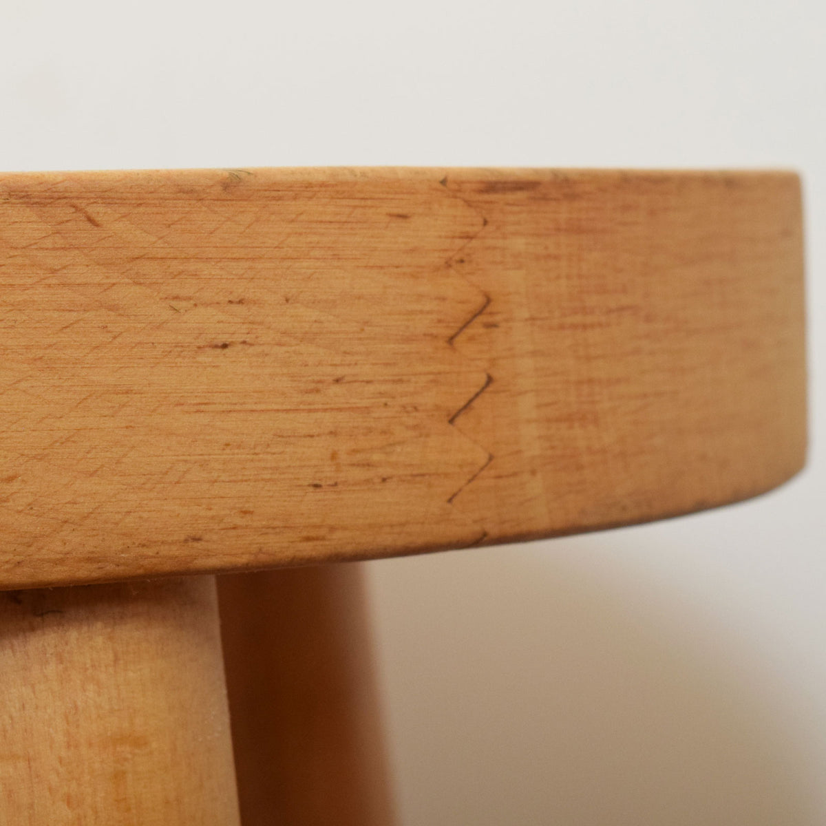 Pair of Beech Milk Stools