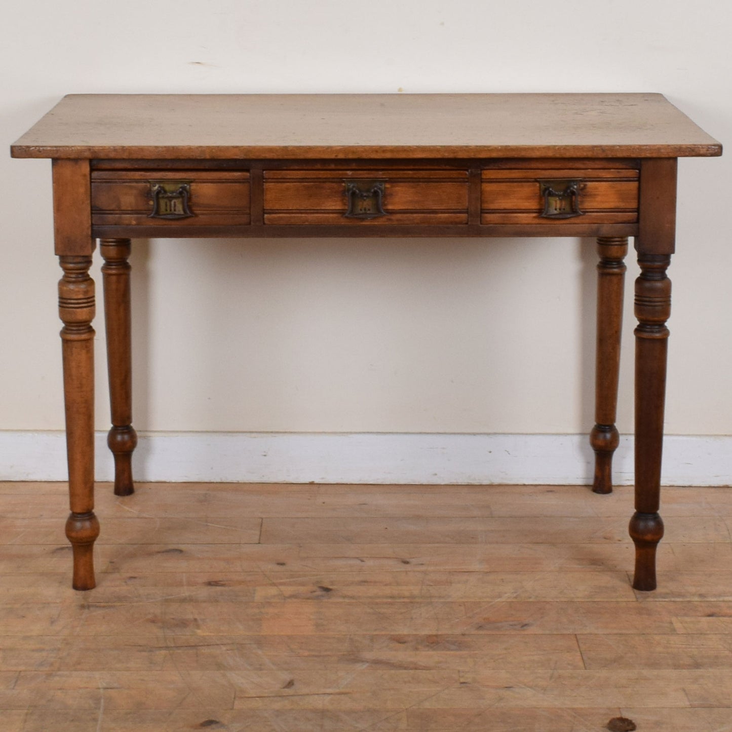 Rustic Mahogany Console Table