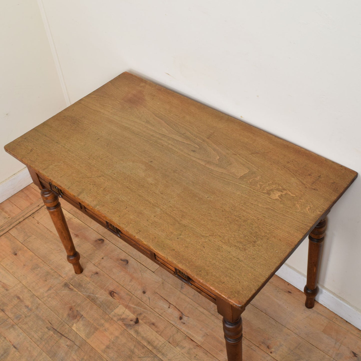 Rustic Mahogany Console Table