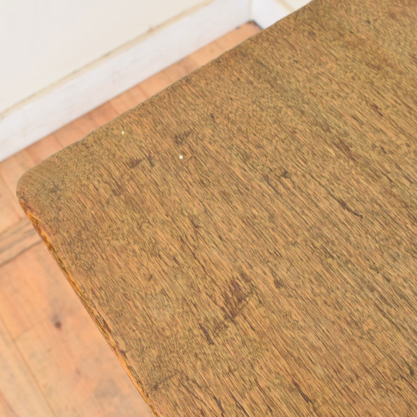 Rustic Mahogany Console Table