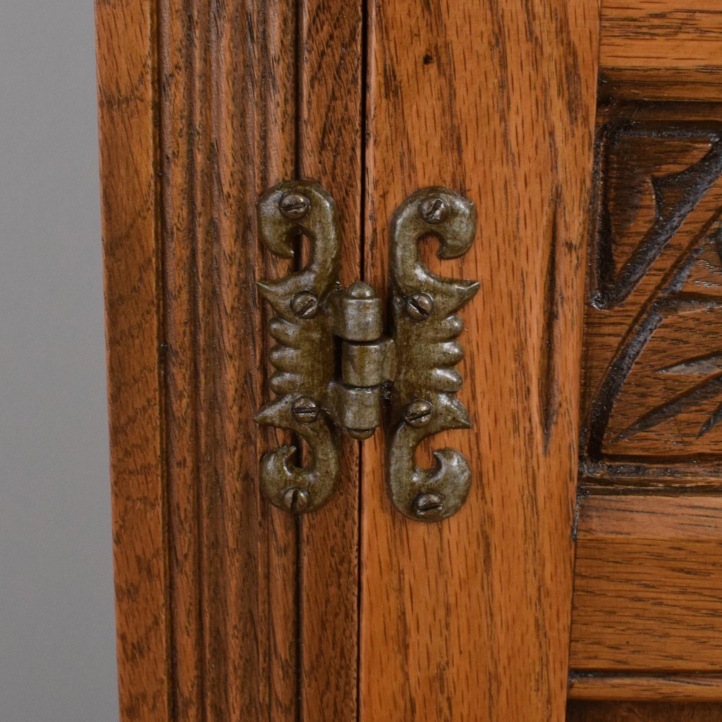 Restored Oak 'Old Charm' Sideboard