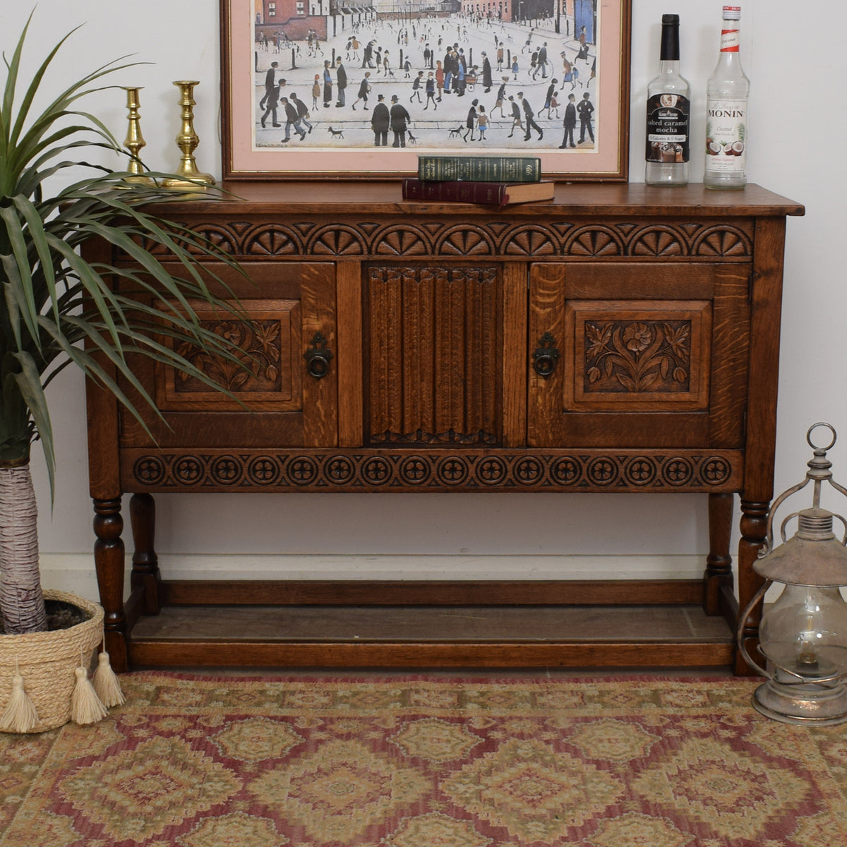 Vintage Oak Sideboard