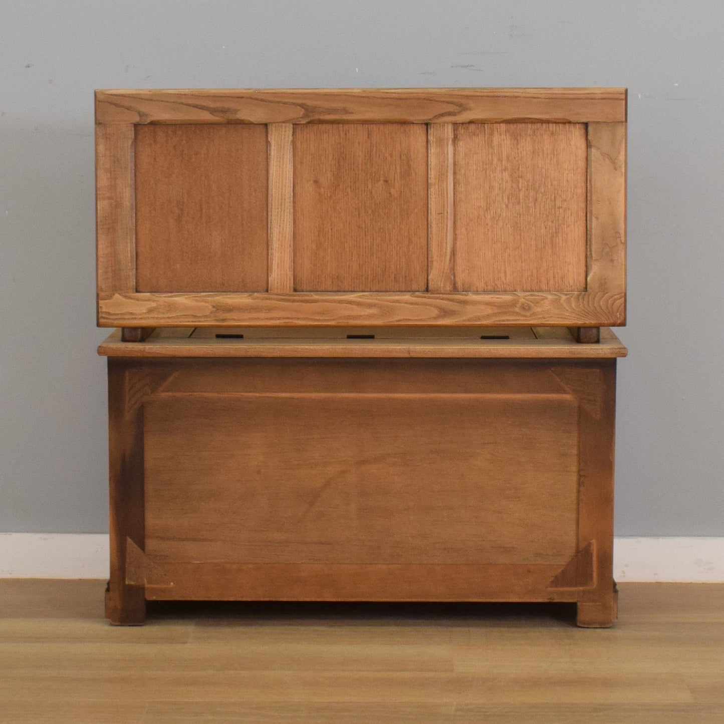 Restored Oak Monks Bench