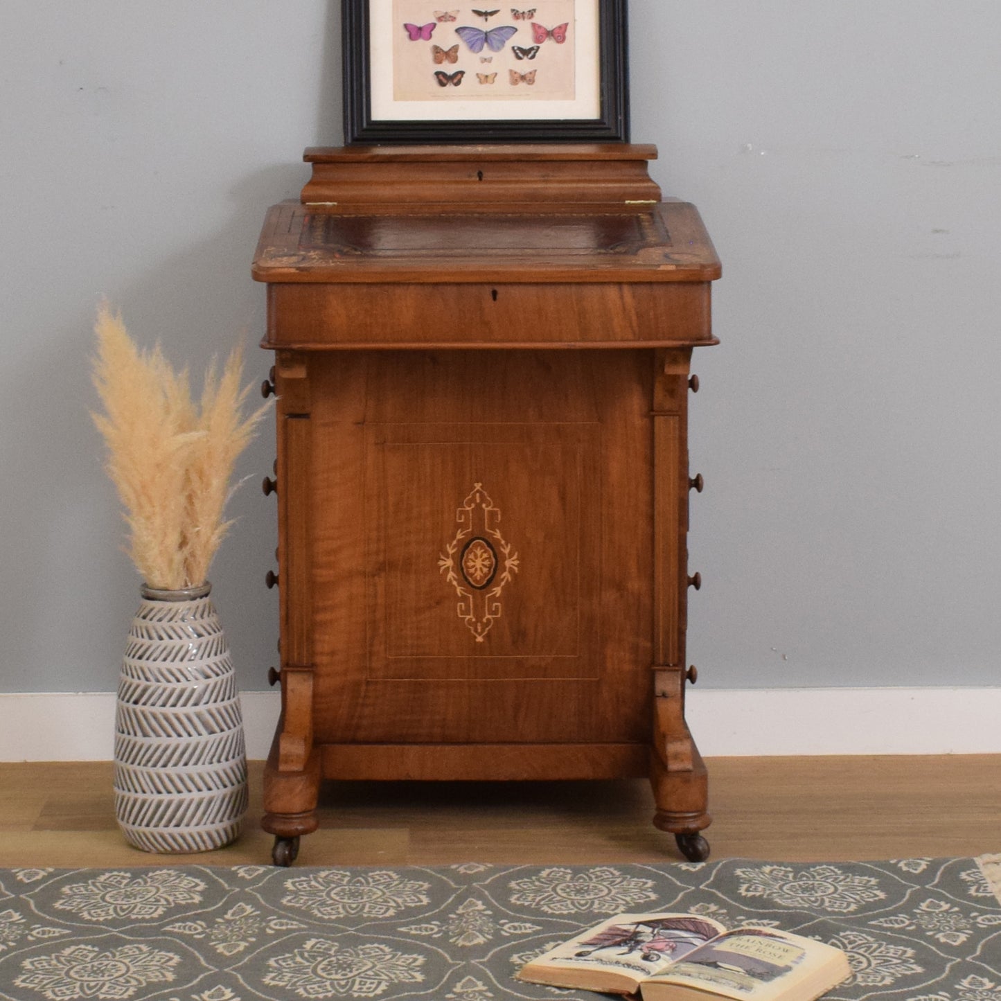 Mahogany Davenport Bureau