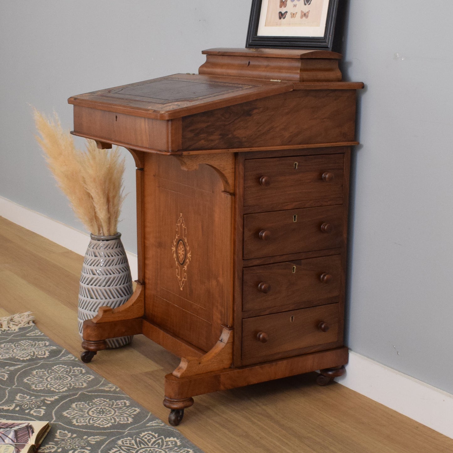 Mahogany Davenport Bureau