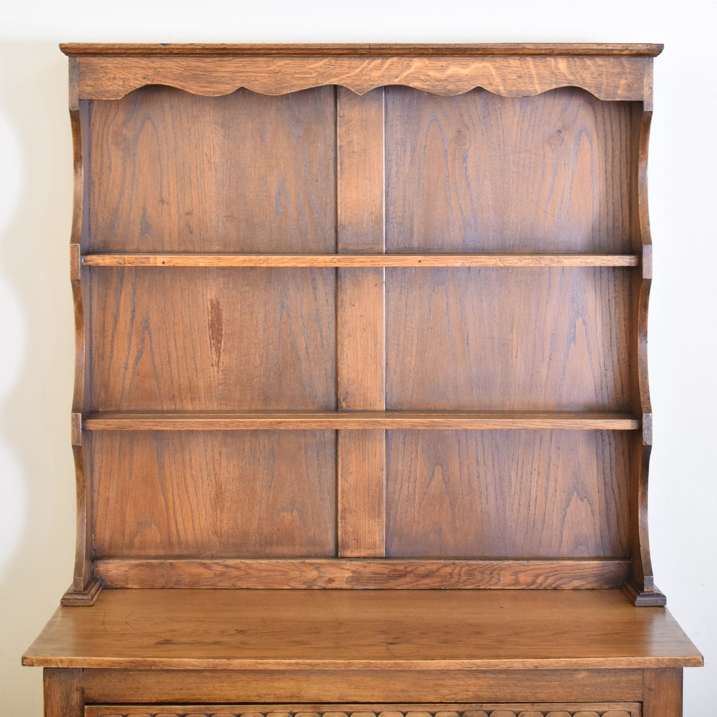 Small Carved Oak Dresser