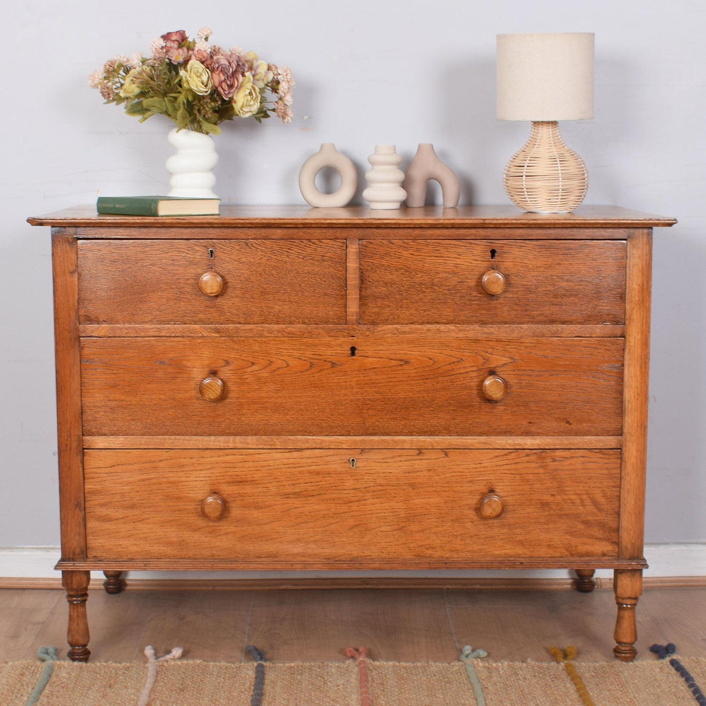 Oak Chest of Drawers