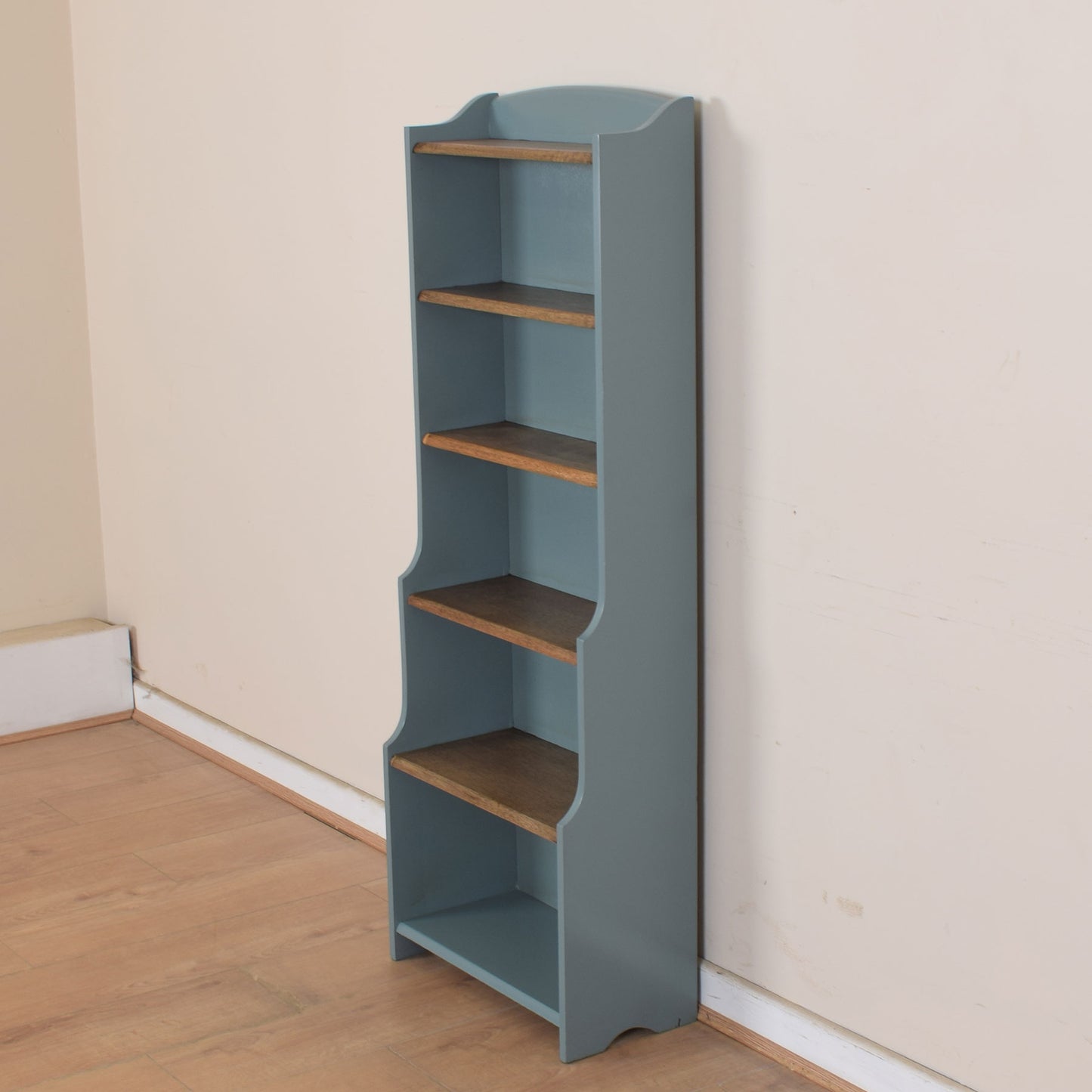 Oak Slim Painted Bookcase