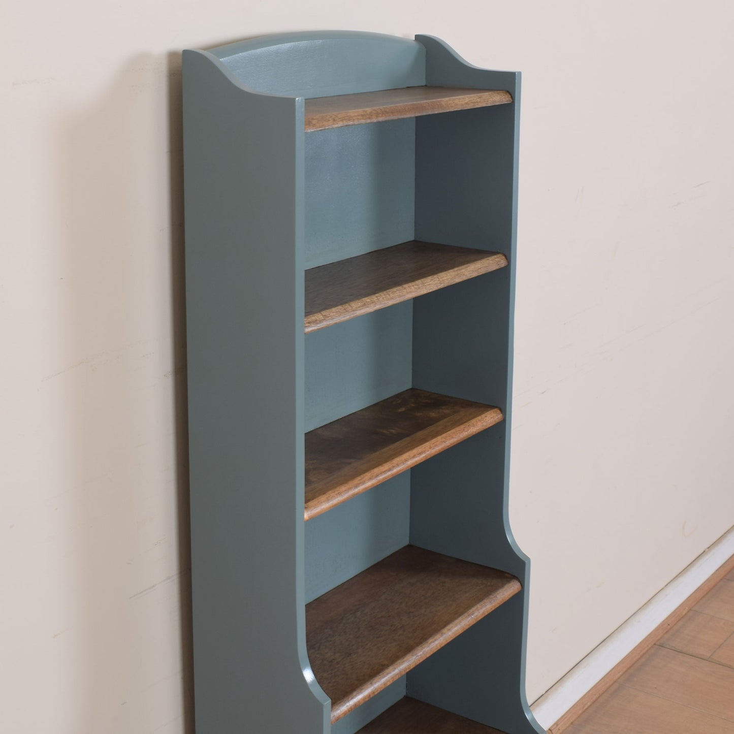 Oak Slim Painted Bookcase