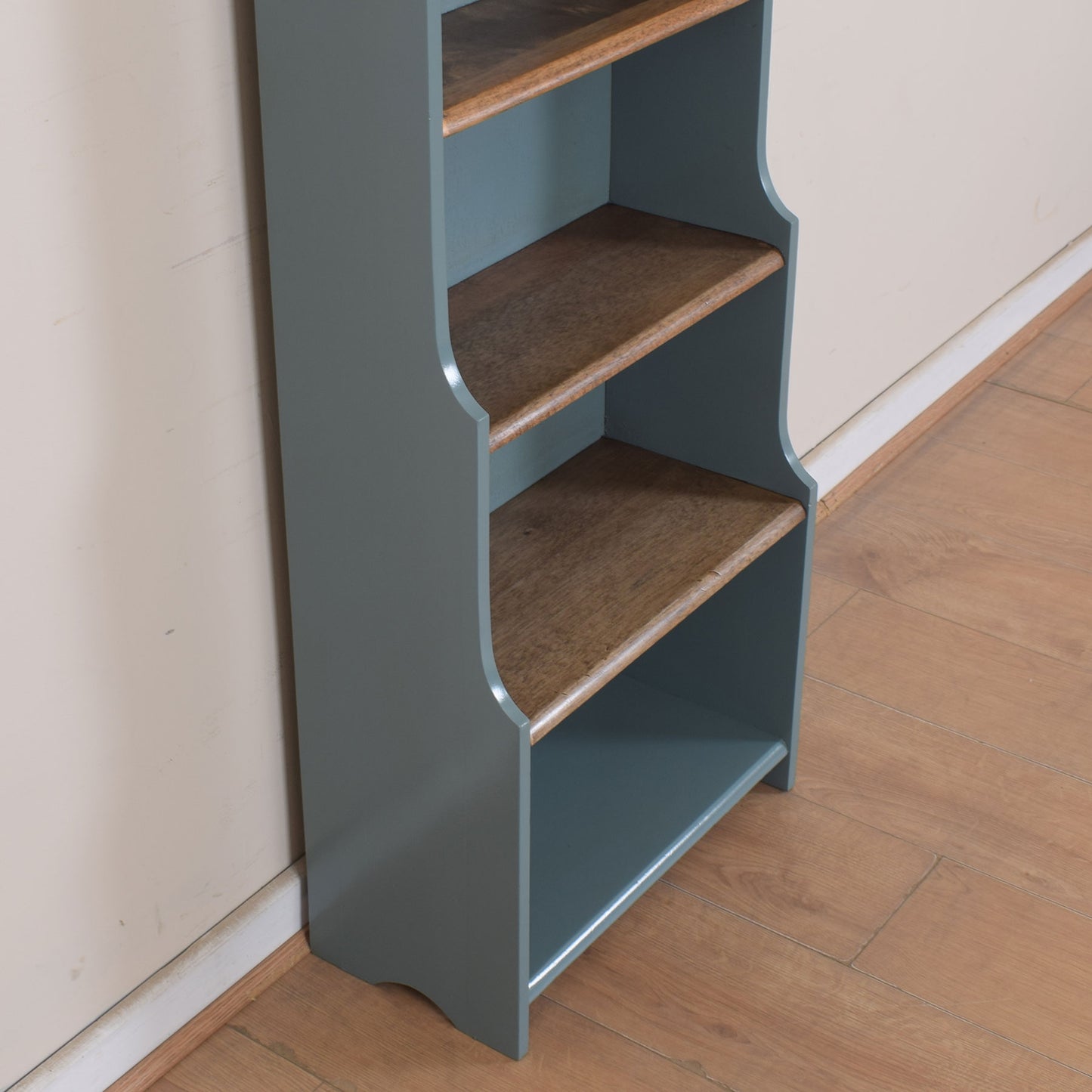 Oak Slim Painted Bookcase