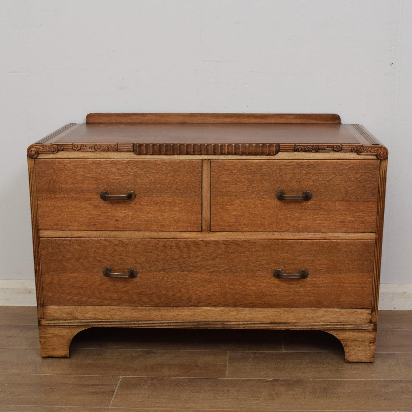 Restored Oak Chest Of Drawers