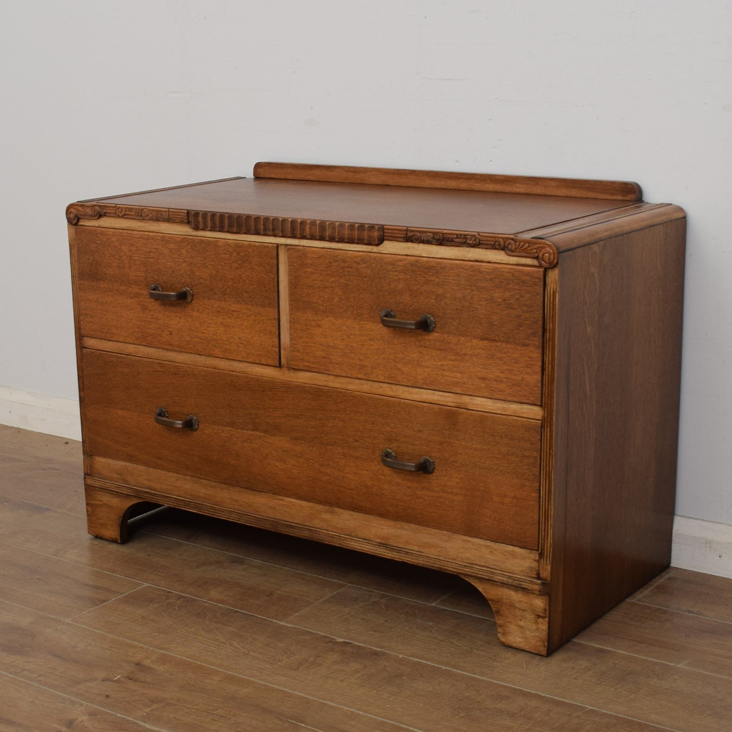 Restored Oak Chest Of Drawers