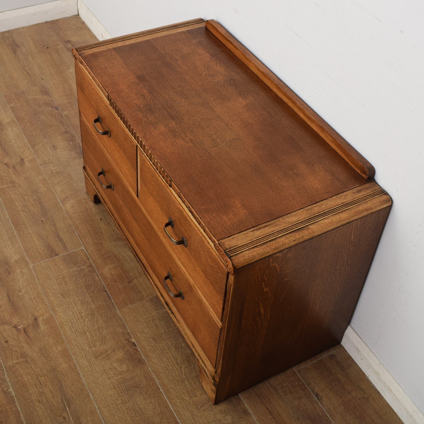 Restored Oak Chest Of Drawers