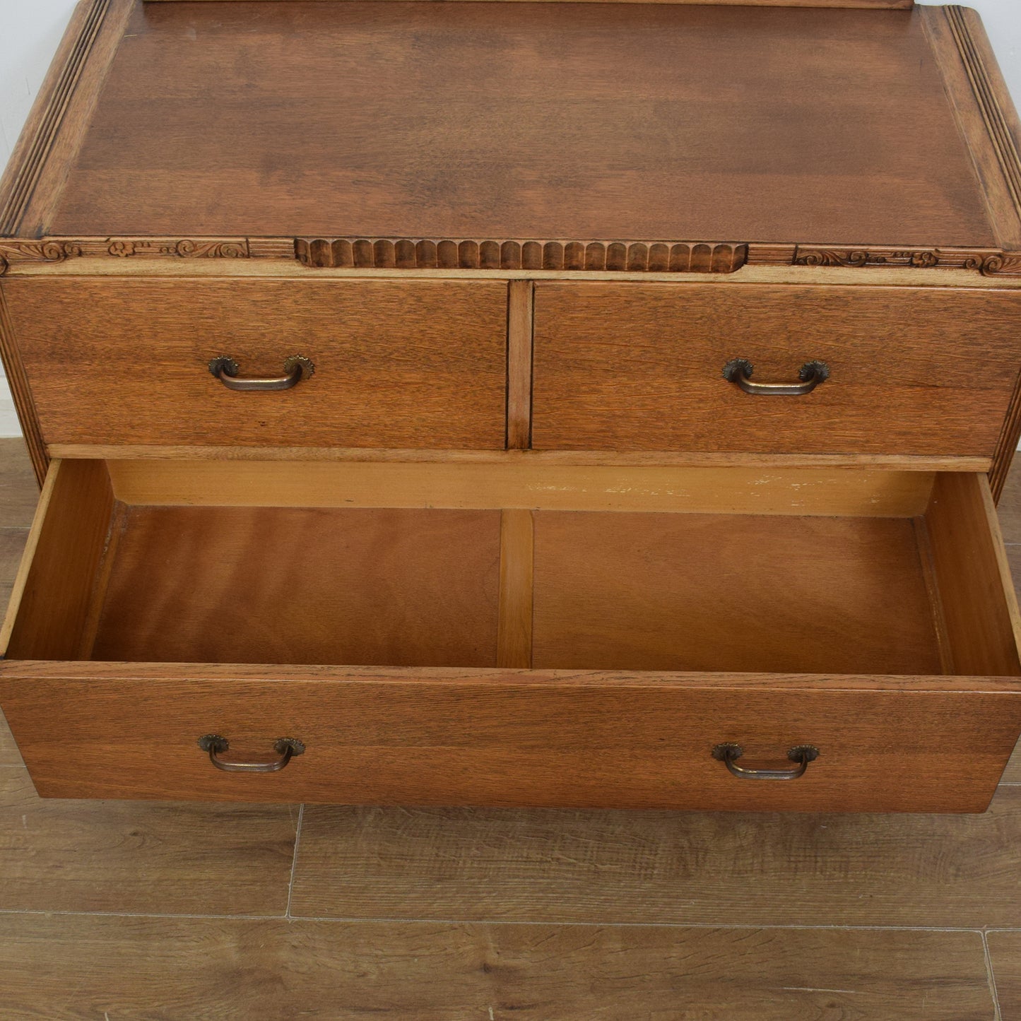 Restored Oak Chest Of Drawers