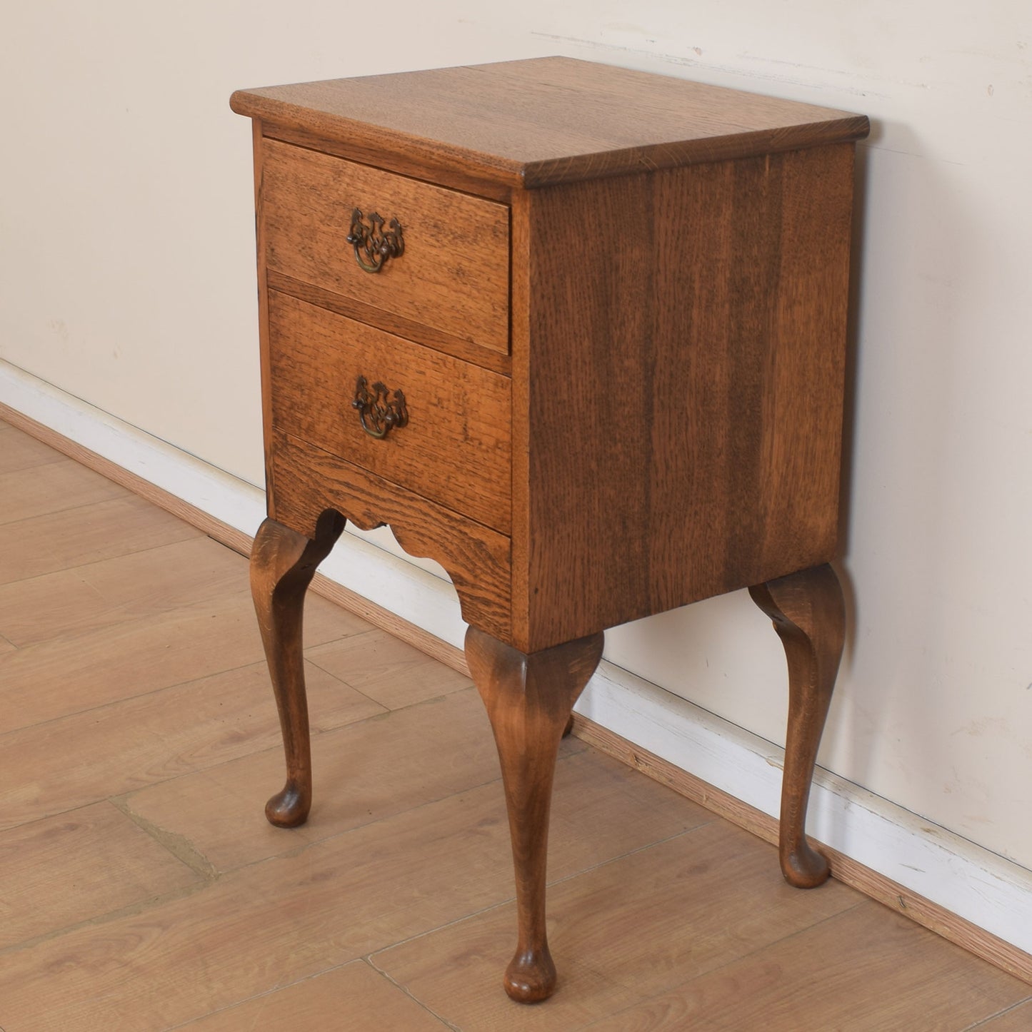 Pair Of Oak Bedsides