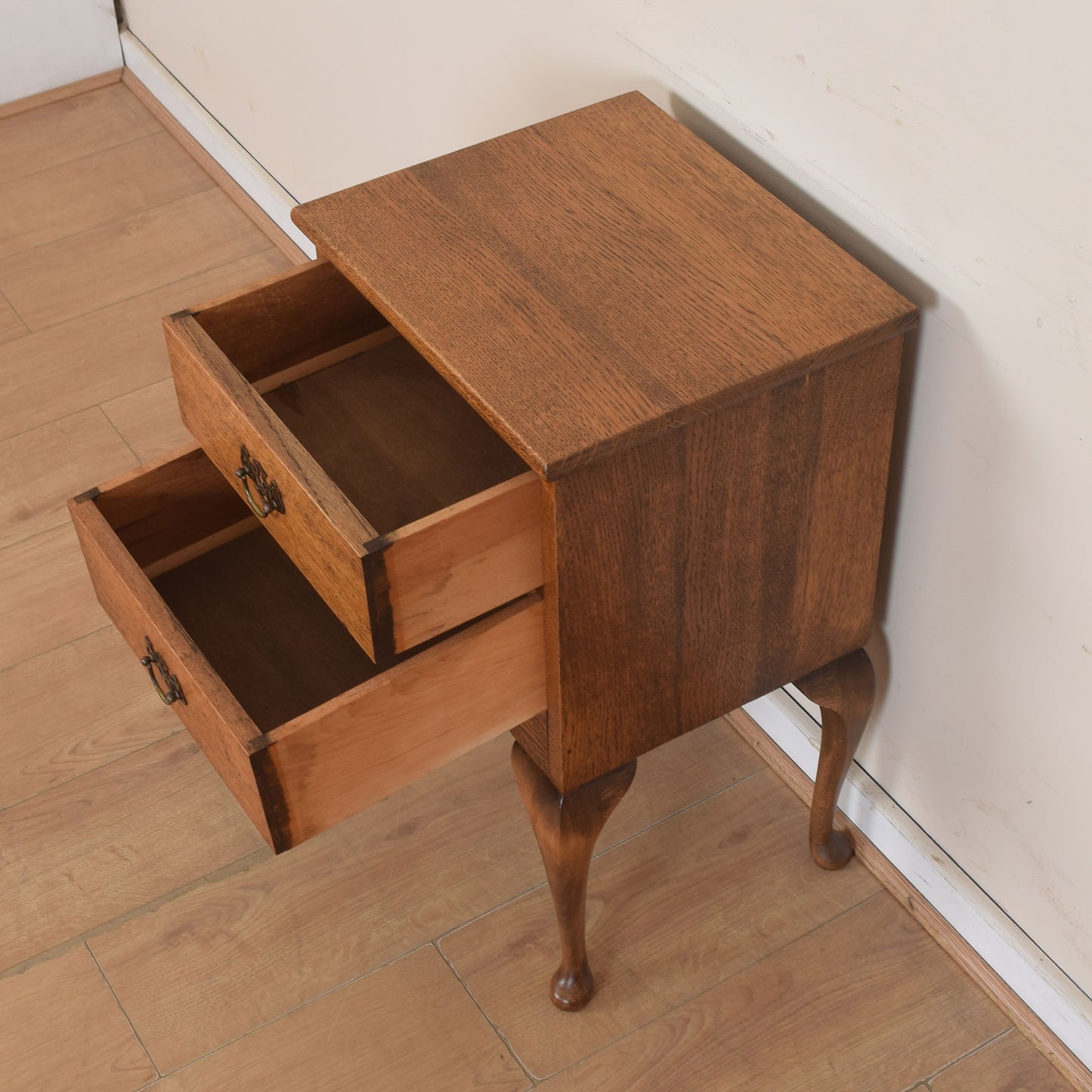Pair Of Oak Bedsides