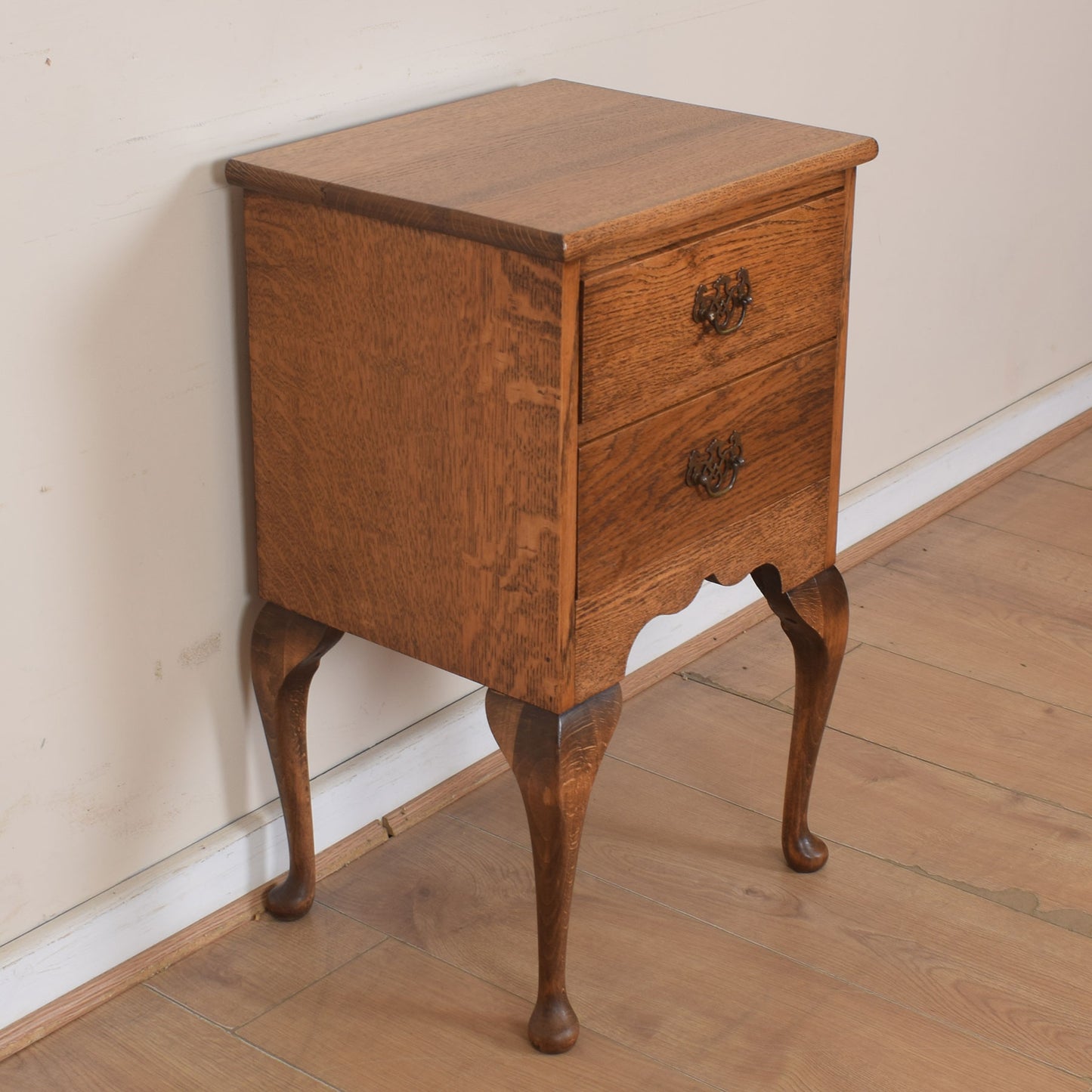Pair Of Oak Bedsides