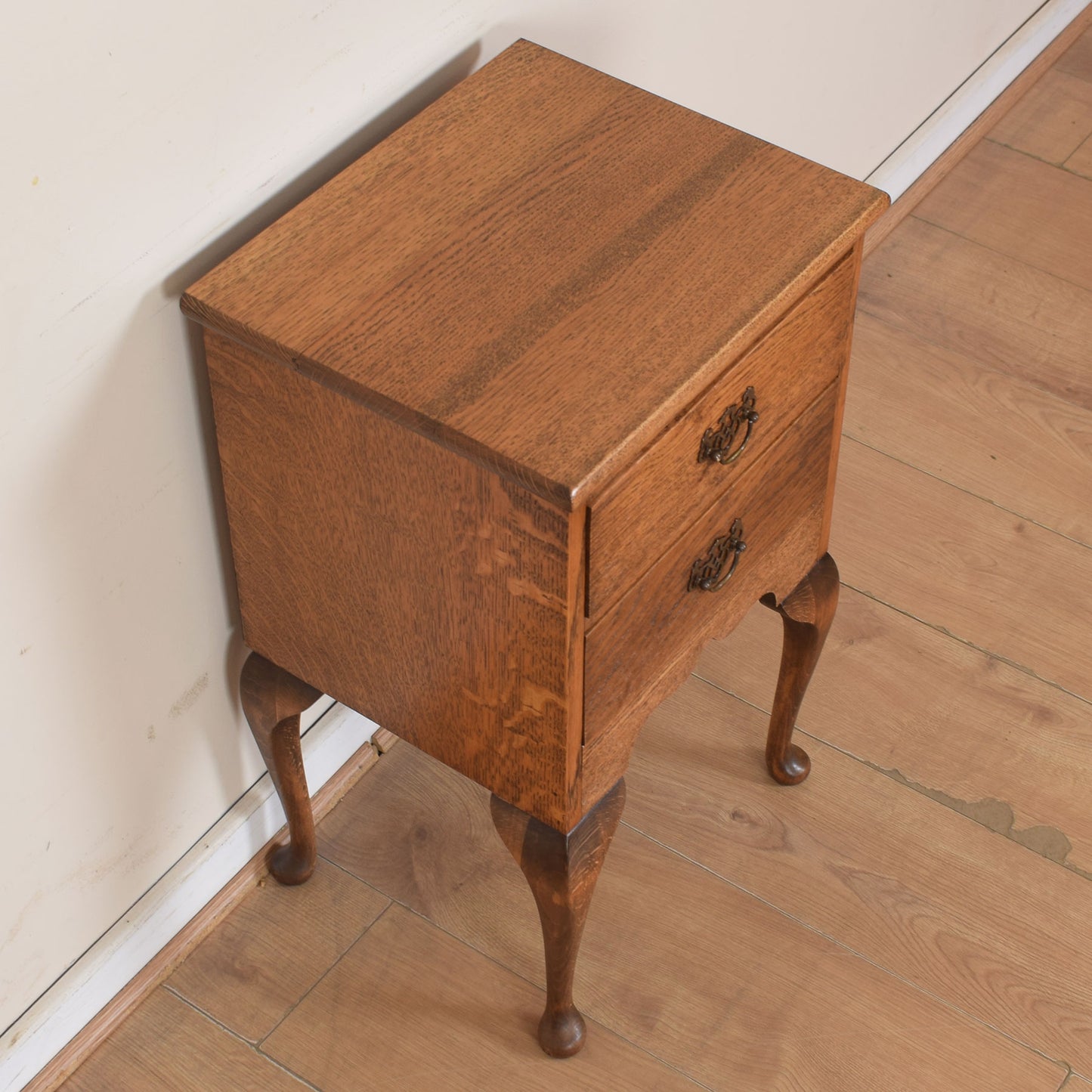 Pair Of Oak Bedsides