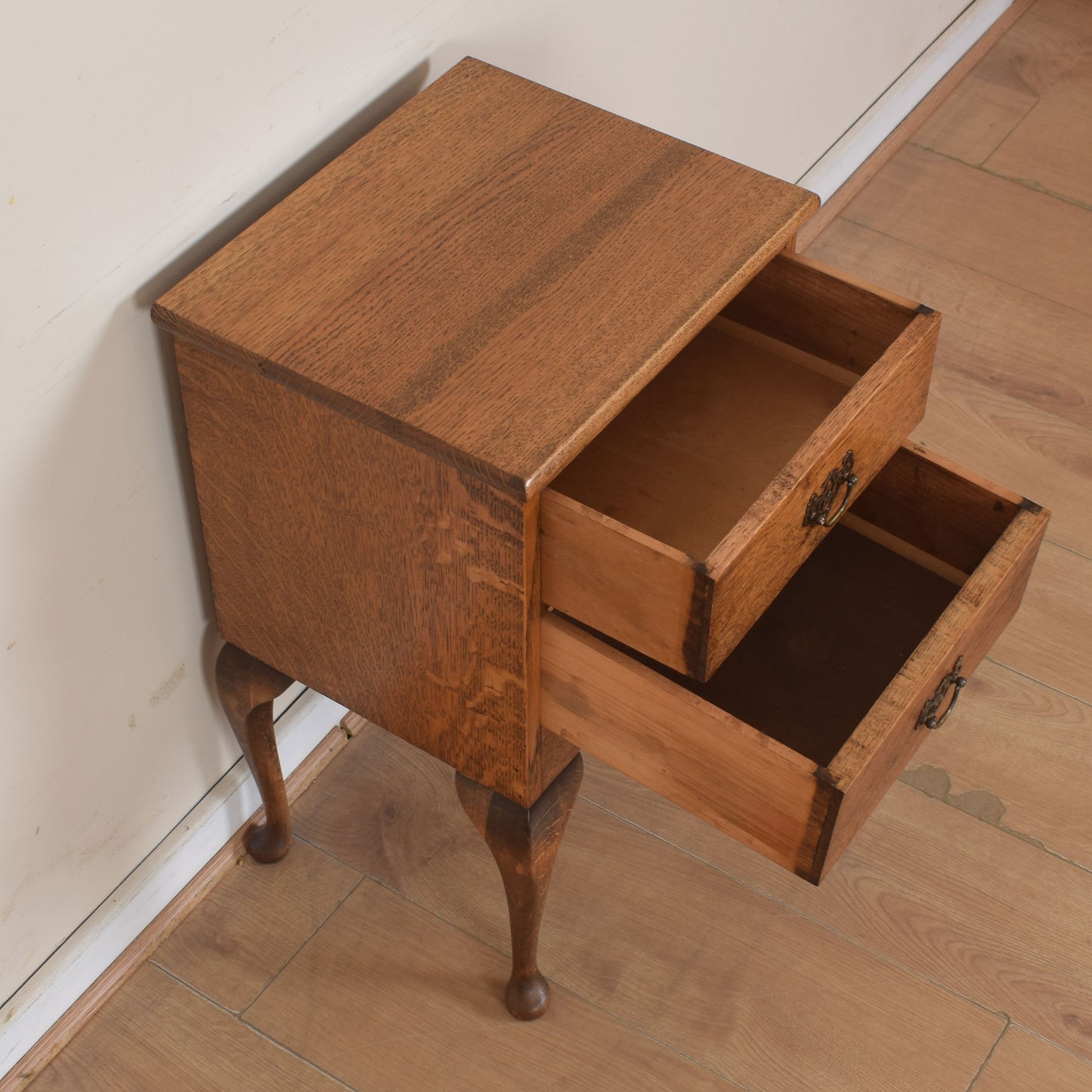 Pair Of Oak Bedsides
