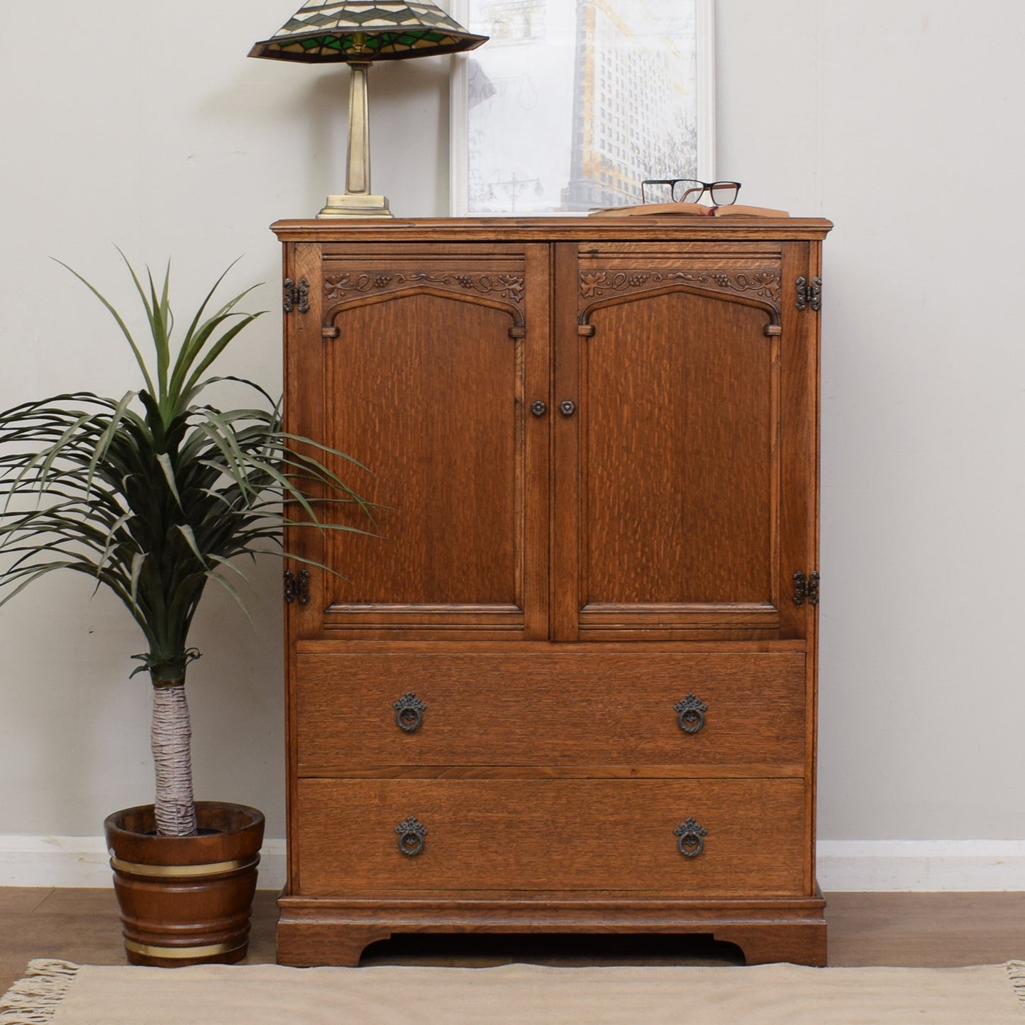 Restored Oak Tallboy