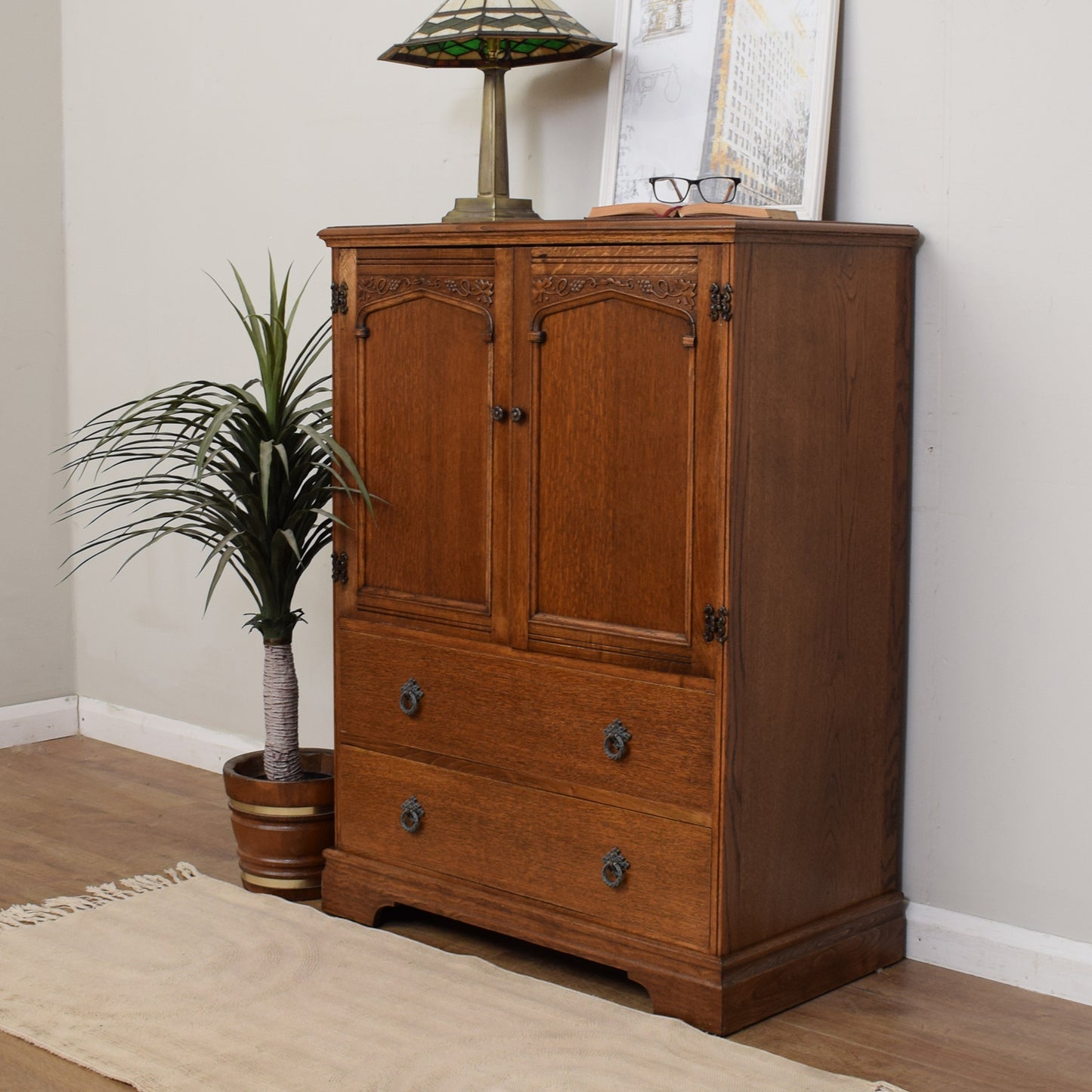 Restored Oak Tallboy