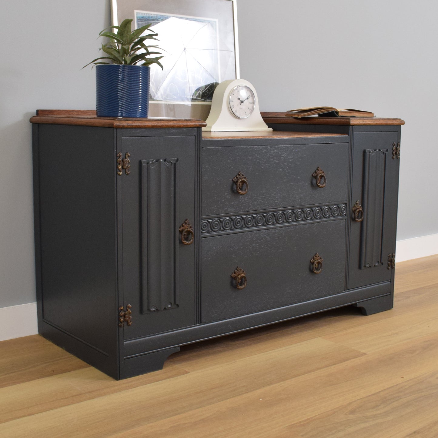 Small Painted Sideboard