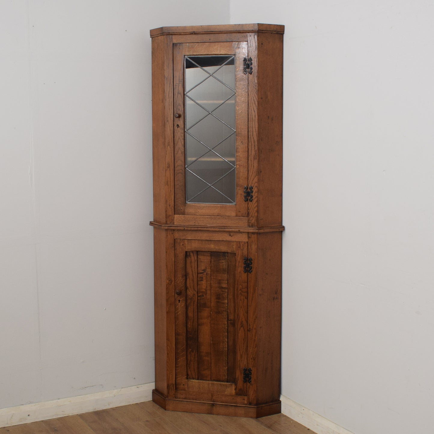 Restored Oak Corner Unit