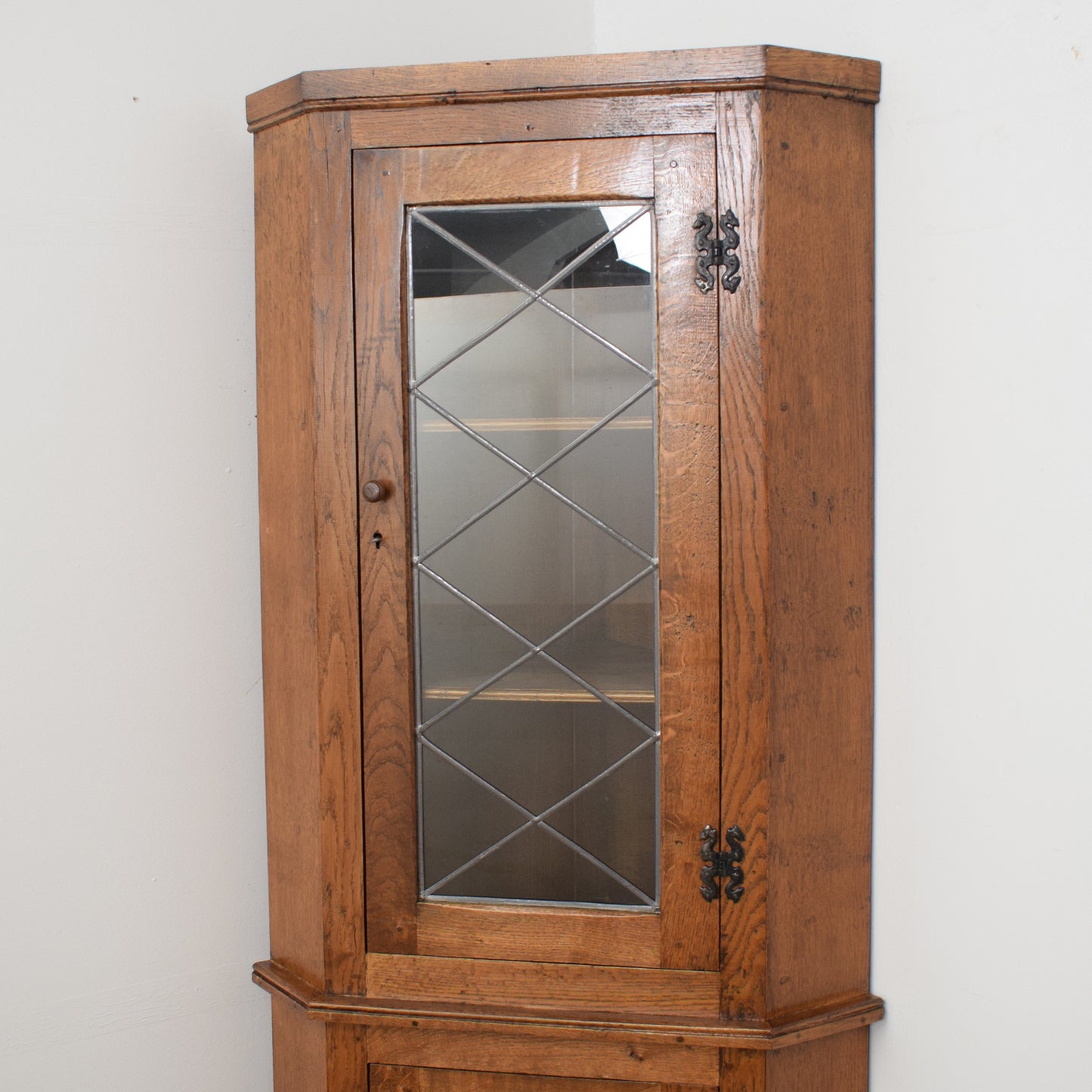 Restored Oak Corner Unit