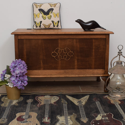 Oak Blanket Box