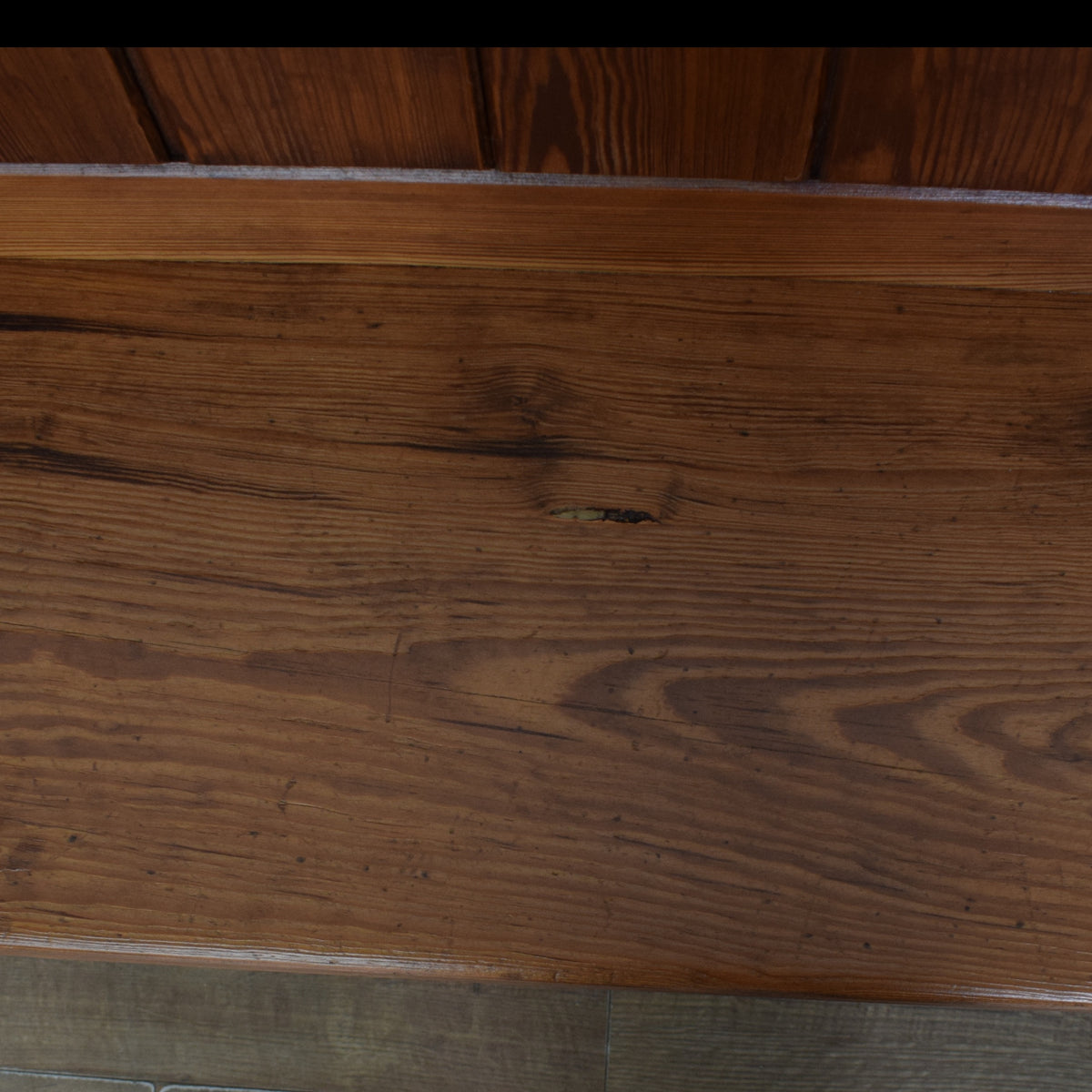 Restored Church Pew