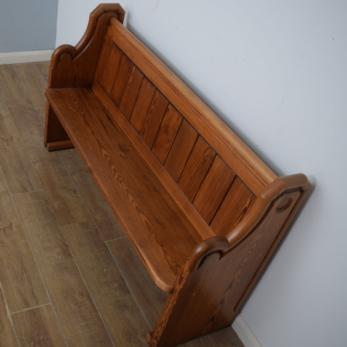Restored Church Pew