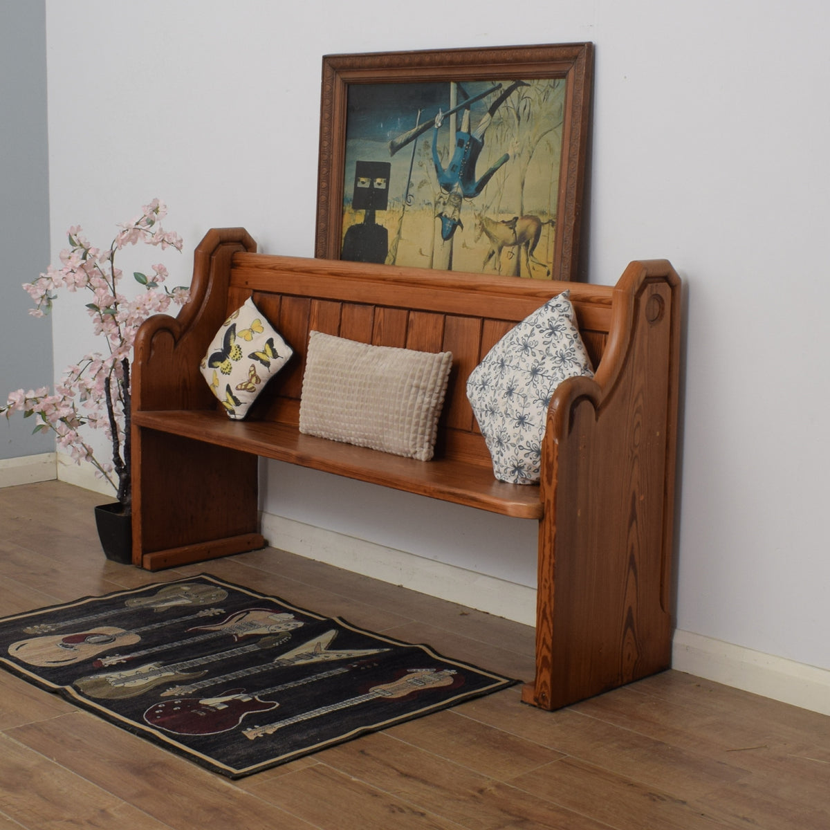 Restored Church Pew