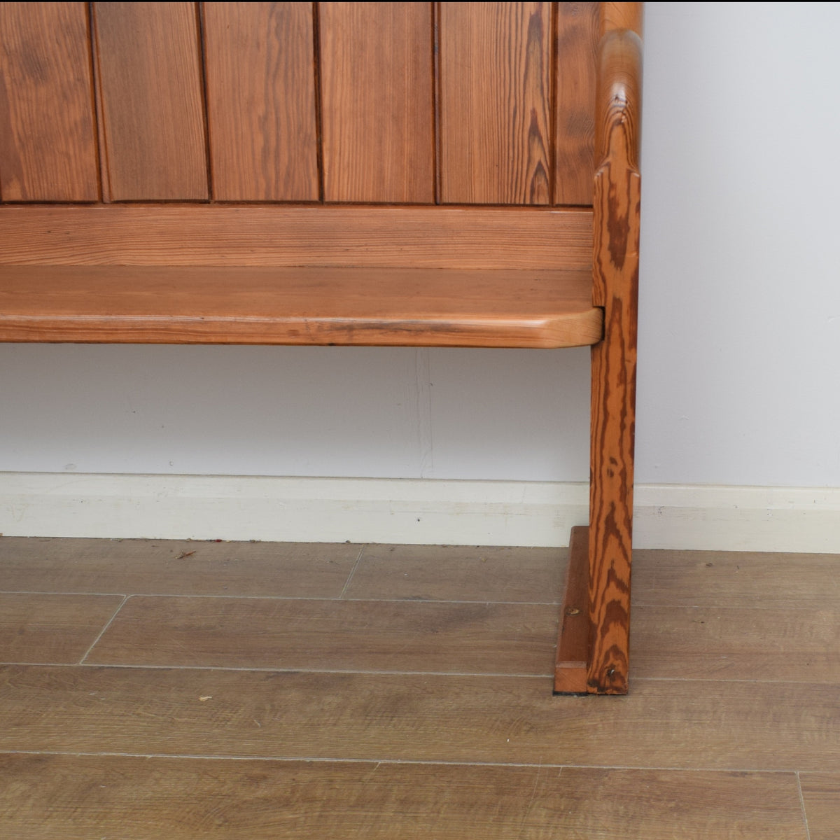 Restored Church Pew