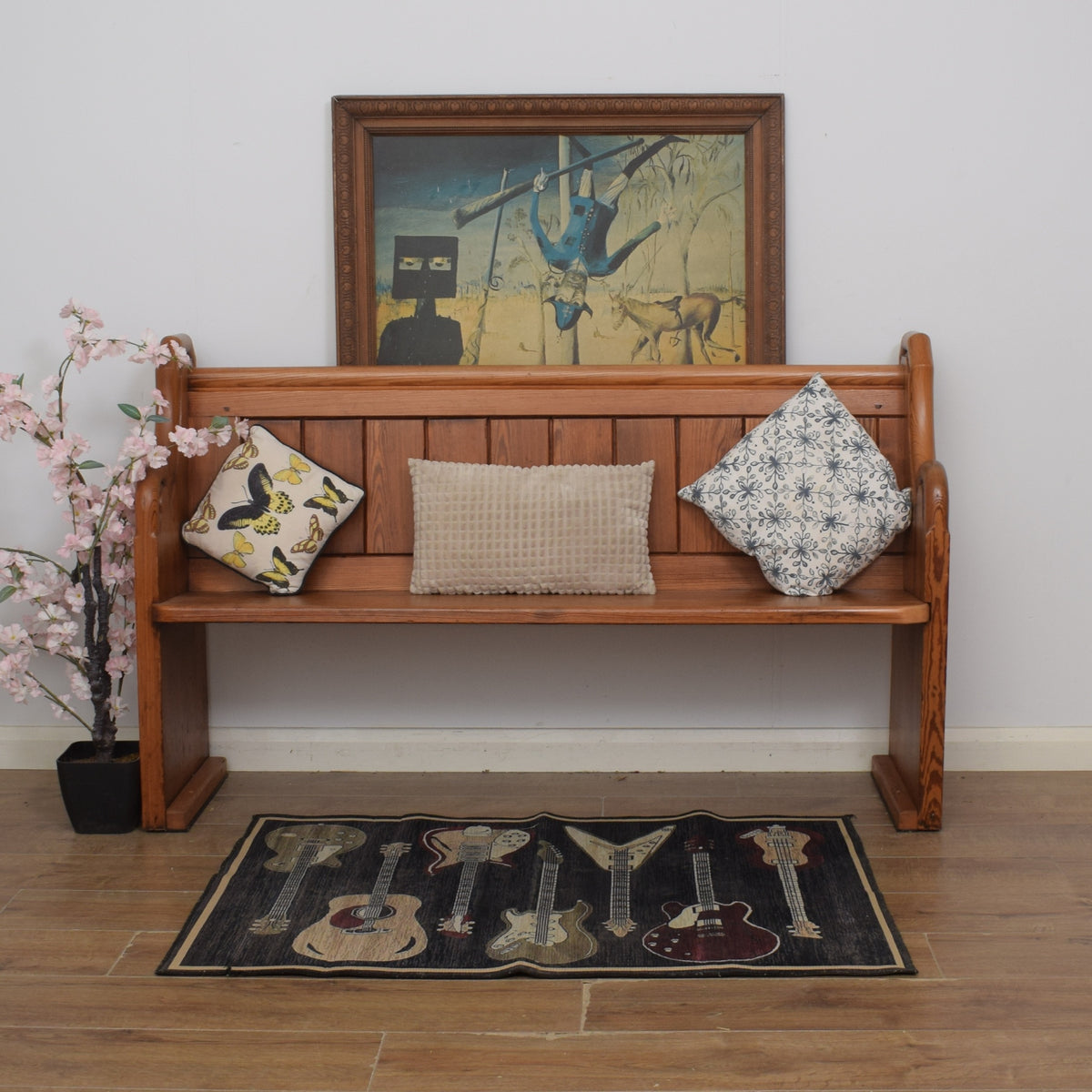Restored Church Pew